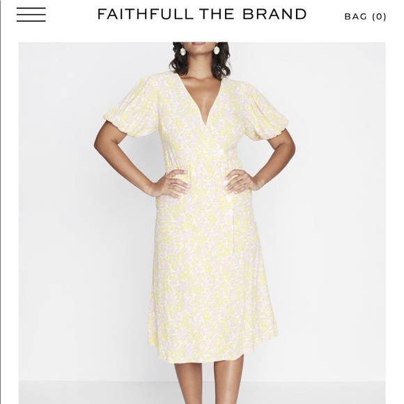 Faithfull the brand Fran Midi Dress Ida Floral - Picture 2 of 5